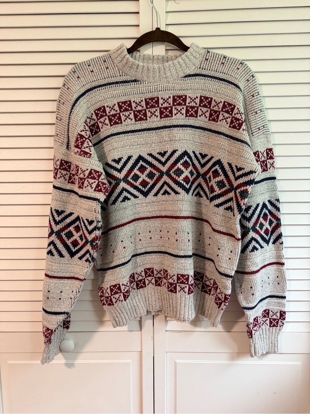 Vintage Timber Trail Unisex Knit Sweater XL